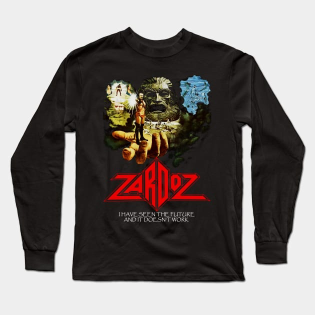 Zardoz Cult Film Design Long Sleeve T-Shirt by HellwoodOutfitters